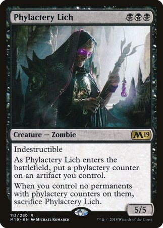 Phylactery Lich [Core Set 2019] | Good Games Cannington