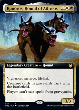 Kunoros, Hound of Athreos (Extended Art) [Theros Beyond Death] | Good Games Cannington