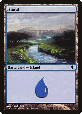 Island (344) [Commander 2013] | Good Games Cannington