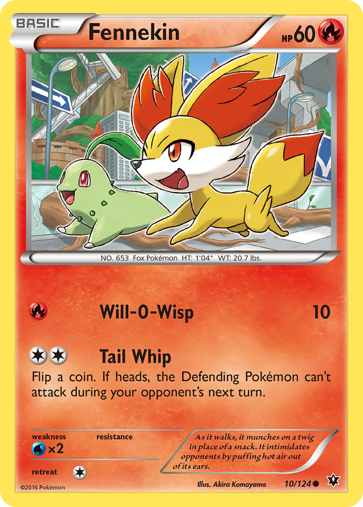 Fennekin (10/124) [XY: Fates Collide] | Good Games Cannington