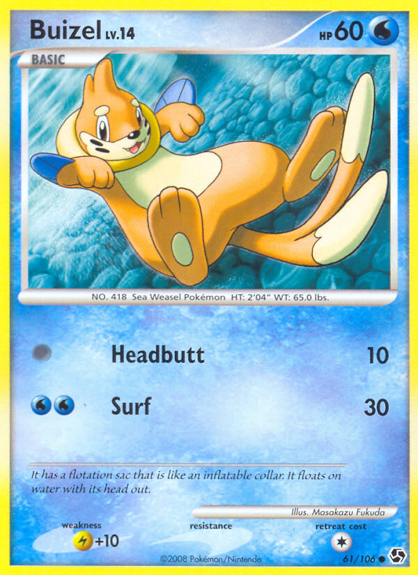 Buizel (61/106) [Diamond & Pearl: Great Encounters] | Good Games Cannington