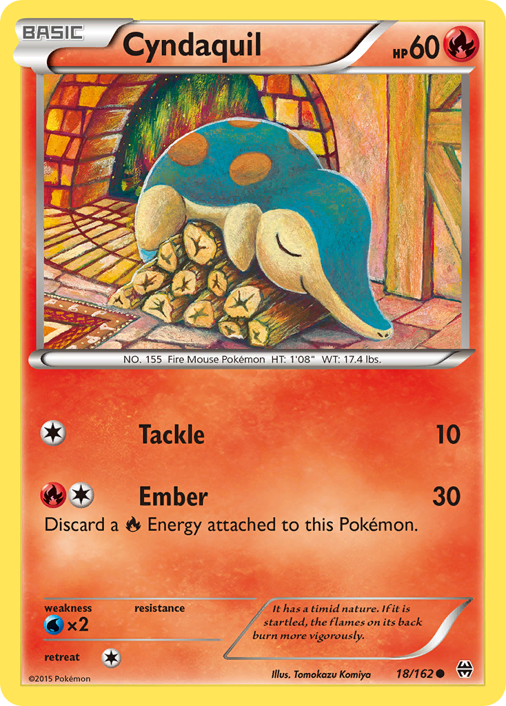 Cyndaquil (18/162) [XY: BREAKthrough] | Good Games Cannington