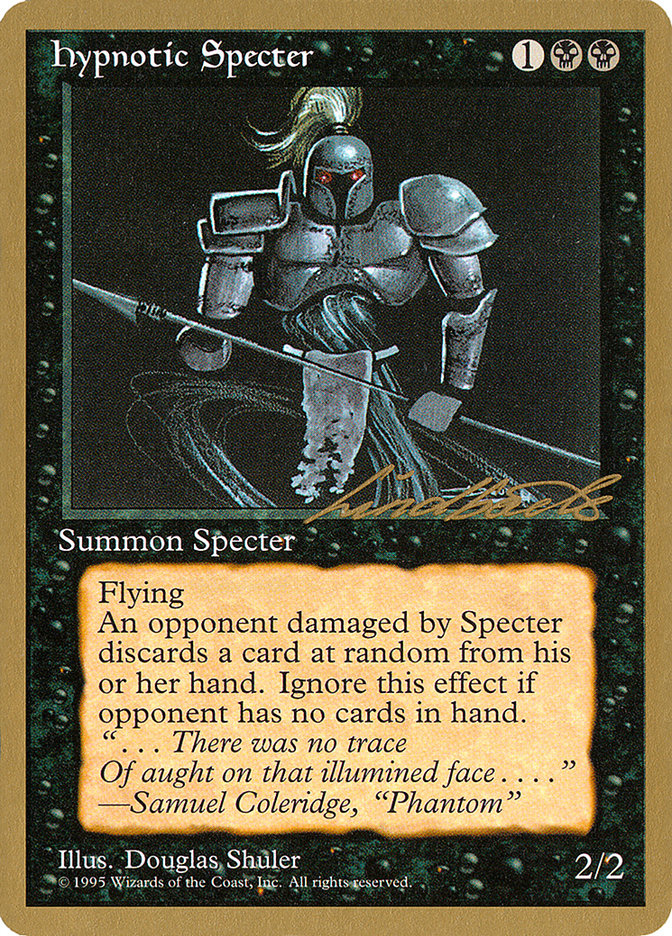 Hypnotic Specter (Leon Lindback) [Pro Tour Collector Set] | Good Games Cannington