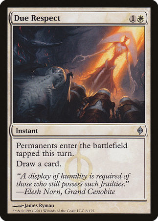 Due Respect [New Phyrexia] | Good Games Cannington