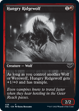 Hungry Ridgewolf [Innistrad: Double Feature] | Good Games Cannington