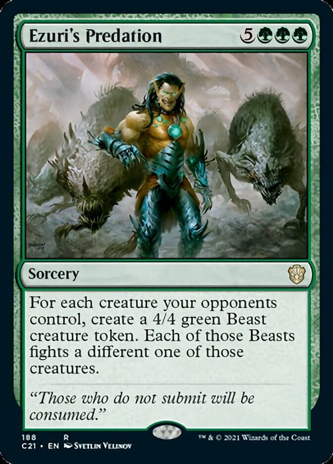 Ezuri's Predation [Commander 2021] | Good Games Cannington