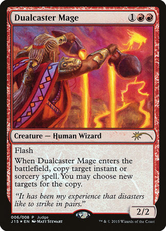 Dualcaster Mage [Judge Gift Cards 2015] | Good Games Cannington