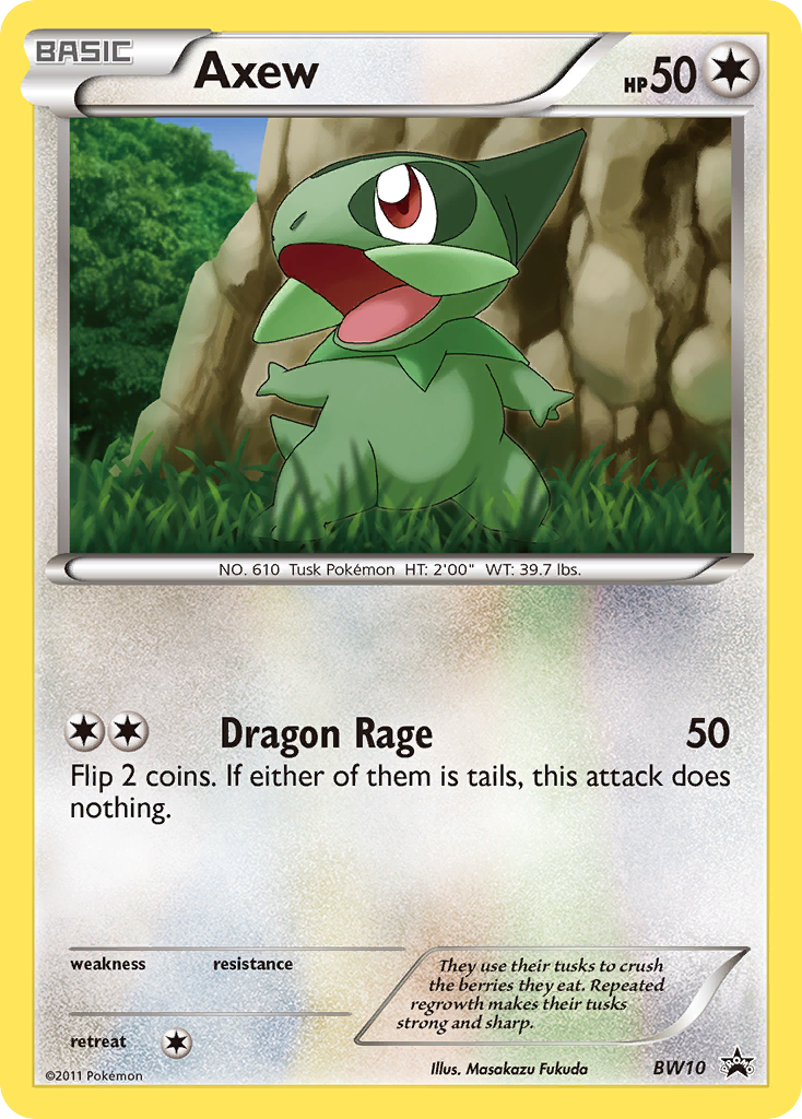 Axew (BW10) [Black & White: Black Star Promos] | Good Games Cannington