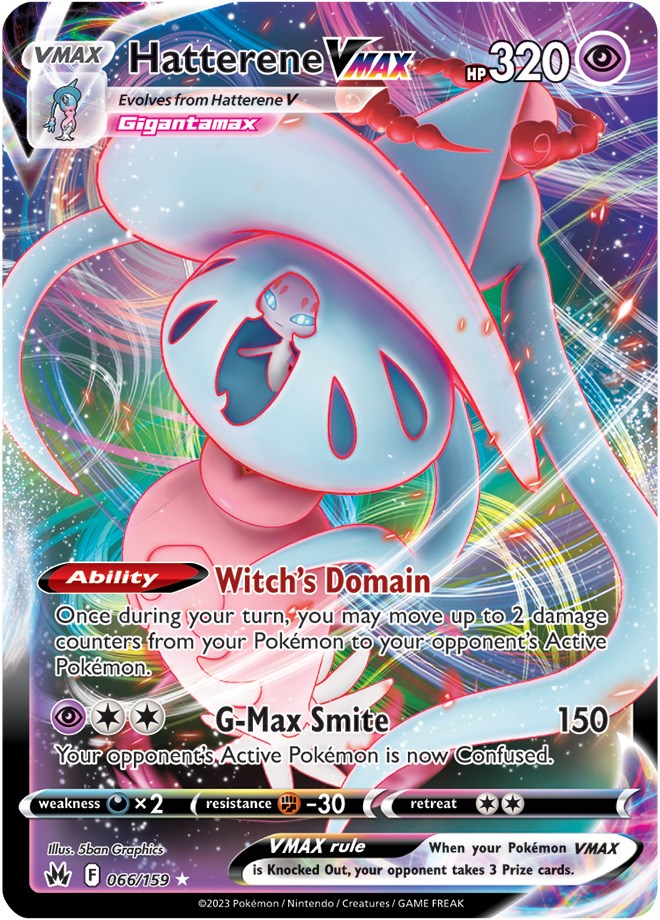 Hatterene VMAX (066/159) [Sword & Shield: Crown Zenith] | Good Games Cannington