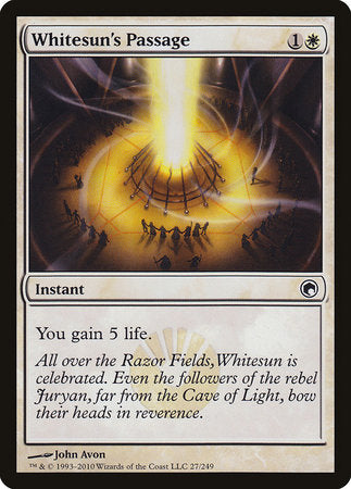 Whitesun's Passage [Scars of Mirrodin] | Good Games Cannington