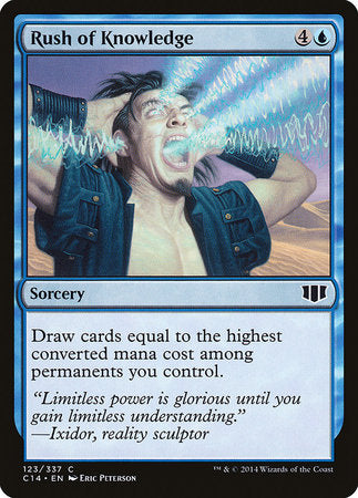 Rush of Knowledge [Commander 2014] | Good Games Cannington