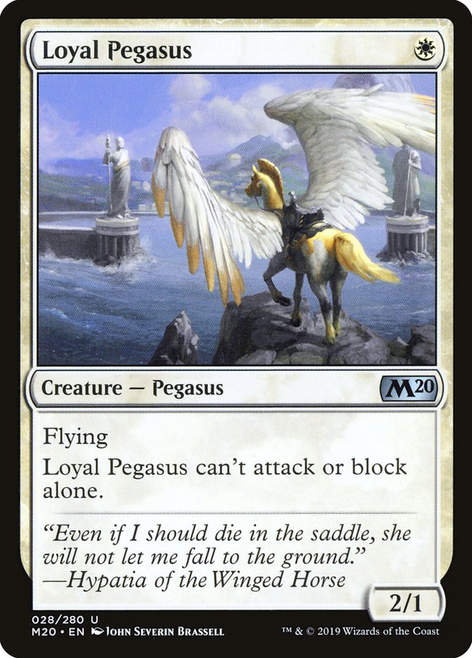 Loyal Pegasus [Core Set 2020] | Good Games Cannington