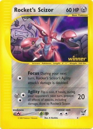 Rocket's Scizor (4) (Jumbo Card) [Best of Promos] | Good Games Cannington