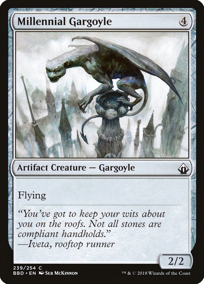 Millennial Gargoyle [Battlebond] | Good Games Cannington