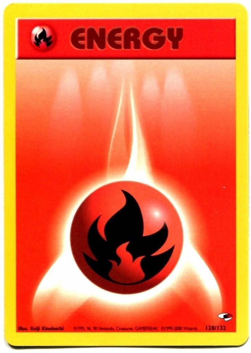 Fire Energy (128/132) [Gym Heroes Unlimited] | Good Games Cannington