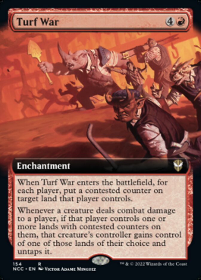 Turf War (Extended Art) [Streets of New Capenna Commander] | Good Games Cannington