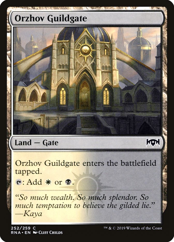 Orzhov Guildgate (252/259) [Ravnica Allegiance] | Good Games Cannington