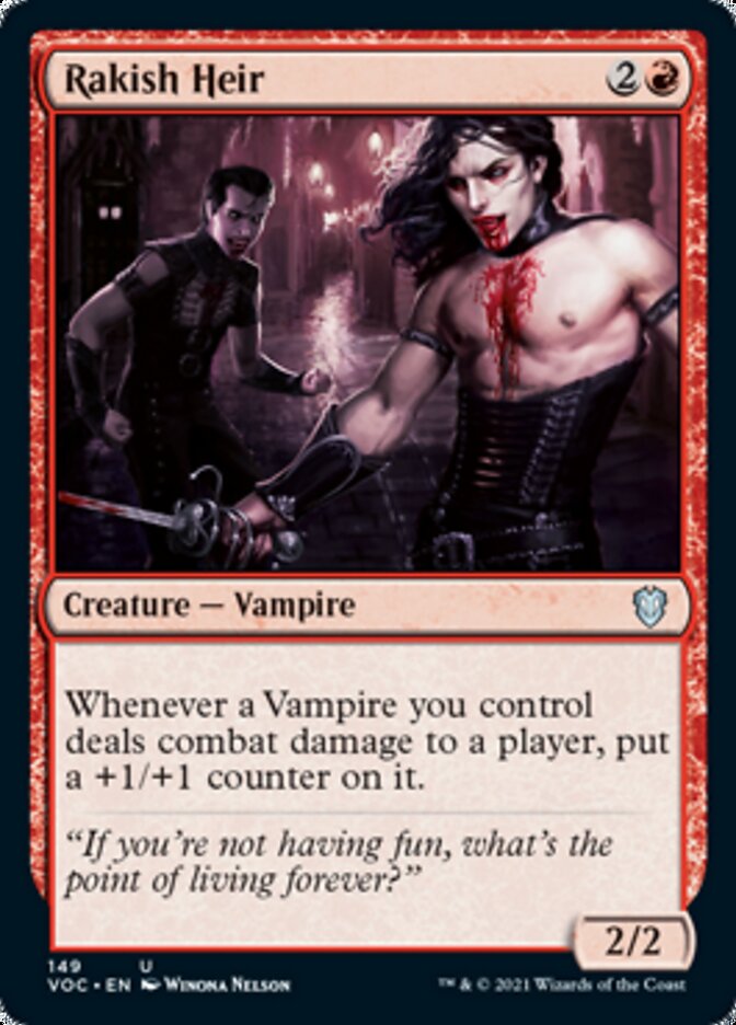 Rakish Heir [Innistrad: Crimson Vow Commander] | Good Games Cannington