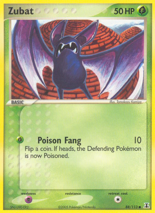 Zubat (88/113) [EX: Delta Species] | Good Games Cannington