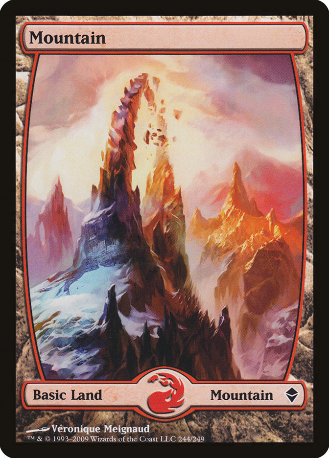 Mountain (244) [Zendikar] | Good Games Cannington