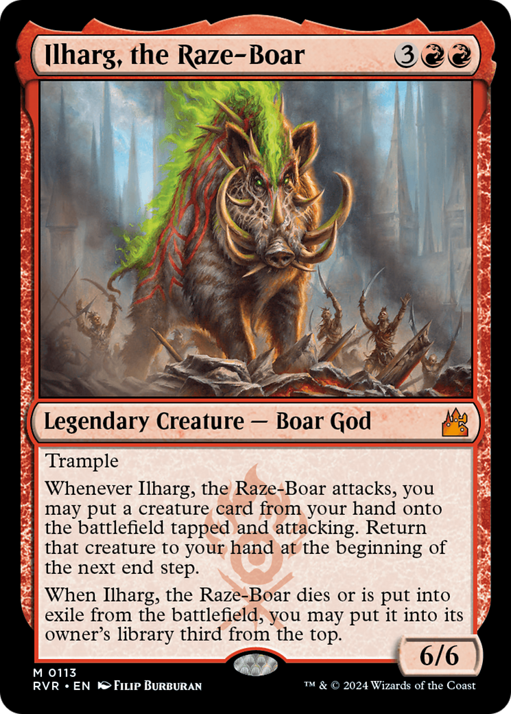 Ilharg, the Raze-Boar [Ravnica Remastered] | Good Games Cannington
