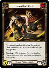 Demolition Crew (Yellow) [U-WTR180] (Welcome to Rathe Unlimited)  Unlimited Rainbow Foil | Good Games Cannington