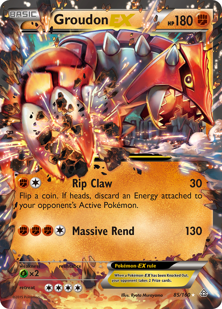 Groudon EX (85/160) [XY: Primal Clash] | Good Games Cannington