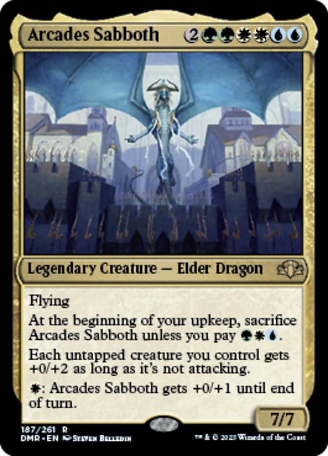 Arcades Sabboth [Dominaria Remastered] | Good Games Cannington