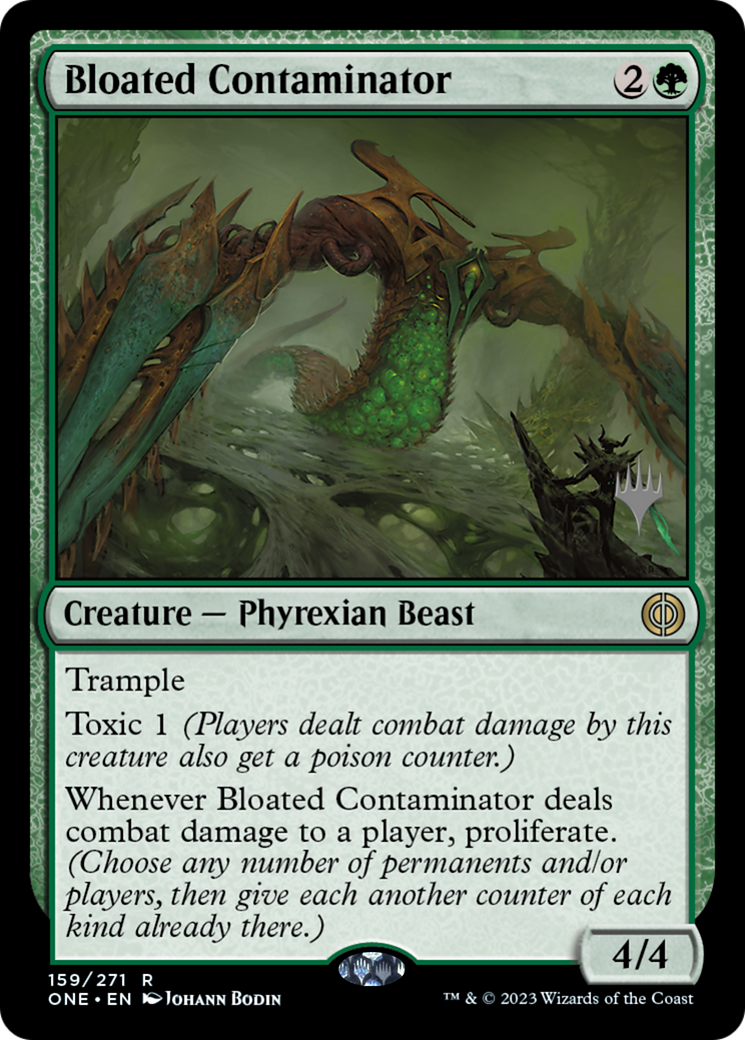 Bloated Contaminator (Promo Pack) [Phyrexia: All Will Be One Promos] | Good Games Cannington