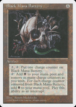 Black Mana Battery [Fourth Edition] | Good Games Cannington