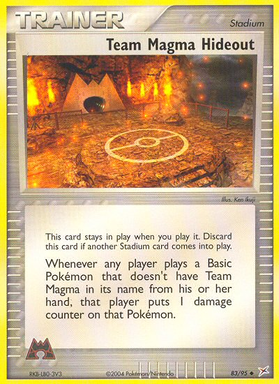 Team Magma Hideout (83/95) [EX: Team Magma vs Team Aqua] | Good Games Cannington