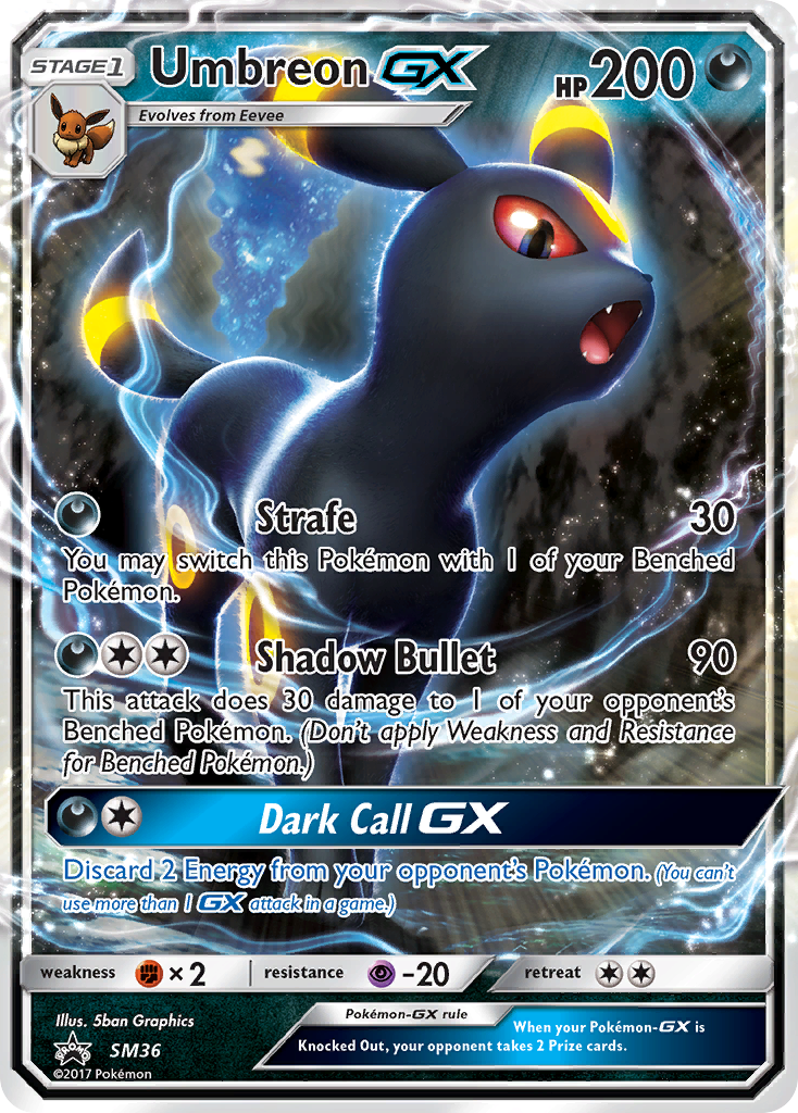 Umbreon GX (SM36) [Sun & Moon: Black Star Promos] | Good Games Cannington
