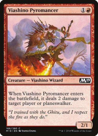 Viashino Pyromancer [Core Set 2019] | Good Games Cannington