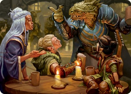 You Meet in a Tavern Art Card [Dungeons & Dragons: Adventures in the Forgotten Realms Art Series] | Good Games Cannington