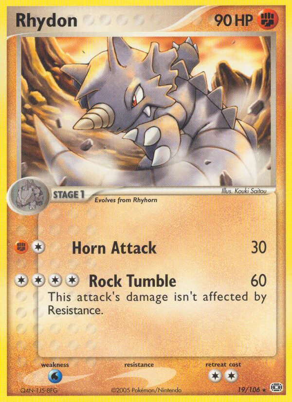 Rhydon (19/106) [EX: Emerald] | Good Games Cannington
