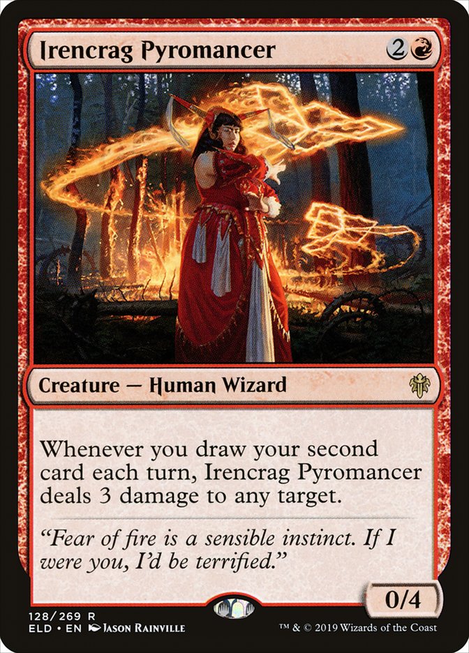 Irencrag Pyromancer [Throne of Eldraine] | Good Games Cannington