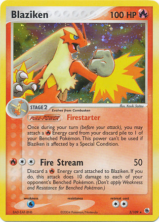 Blaziken (3/109) (Cosmos Holo) [EX: Battle Stadium] | Good Games Cannington