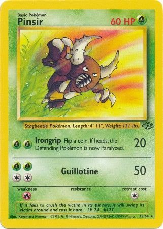 Pinsir (25/64) [Jungle Unlimited] | Good Games Cannington
