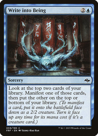 Write into Being [Fate Reforged] | Good Games Cannington