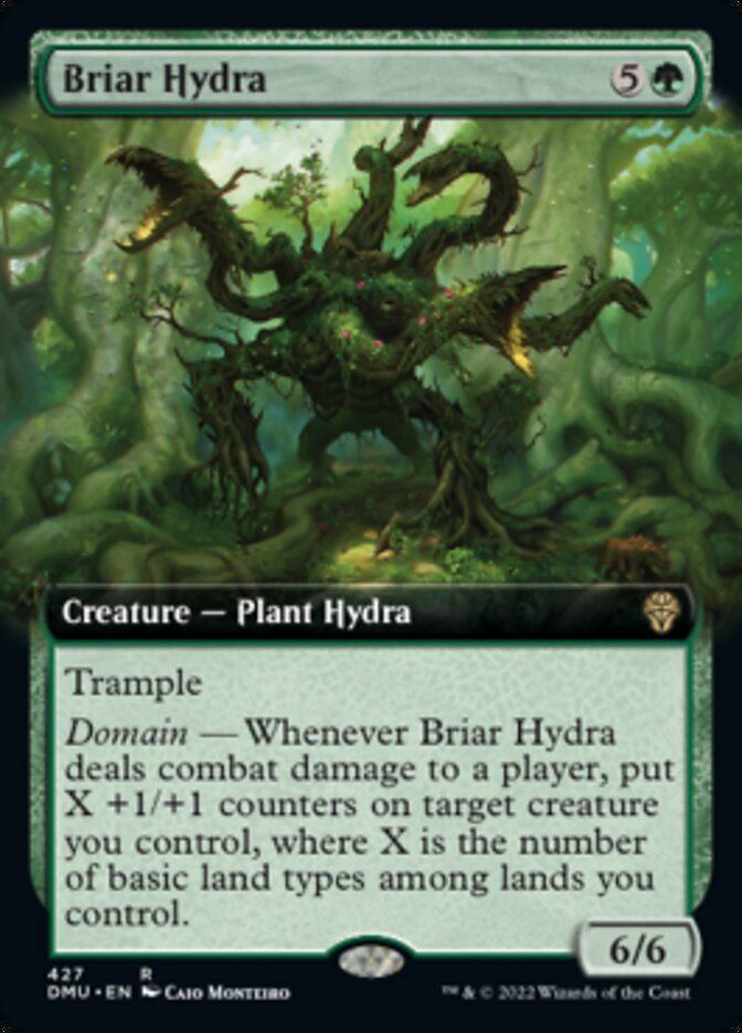 Briar Hydra (Extended Art) [Dominaria United] | Good Games Cannington