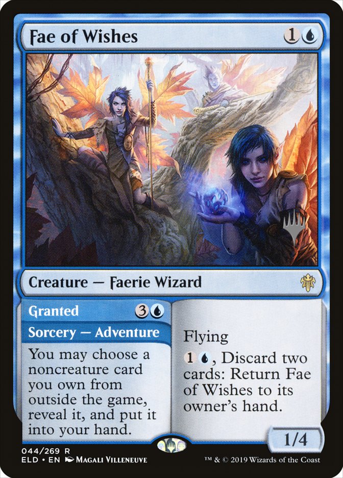Fae of Wishes // Granted (Promo Pack) [Throne of Eldraine Promos] | Good Games Cannington