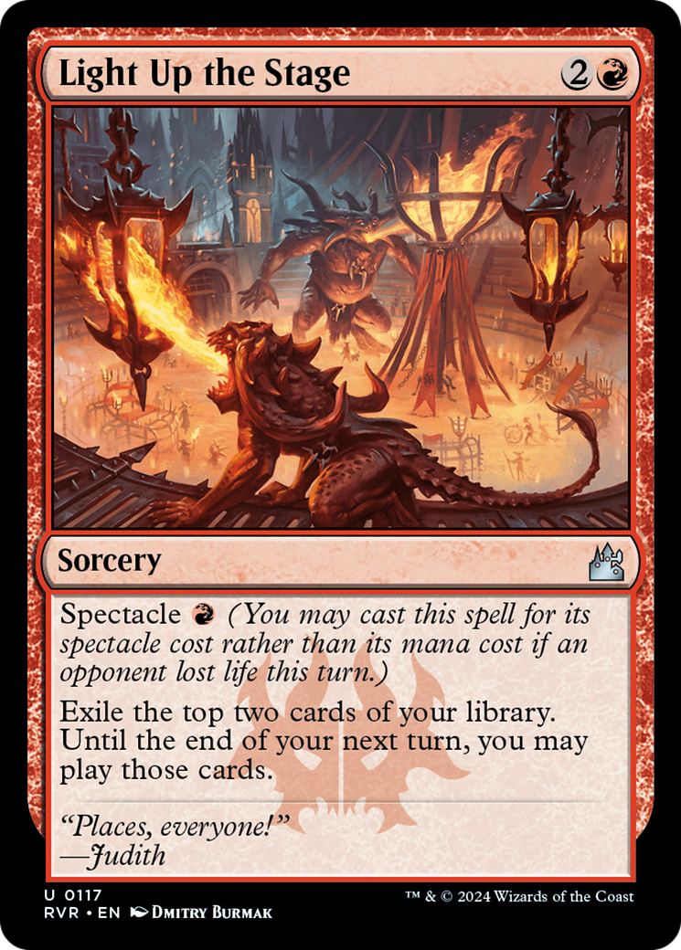 Light Up the Stage [Ravnica Remastered] | Good Games Cannington
