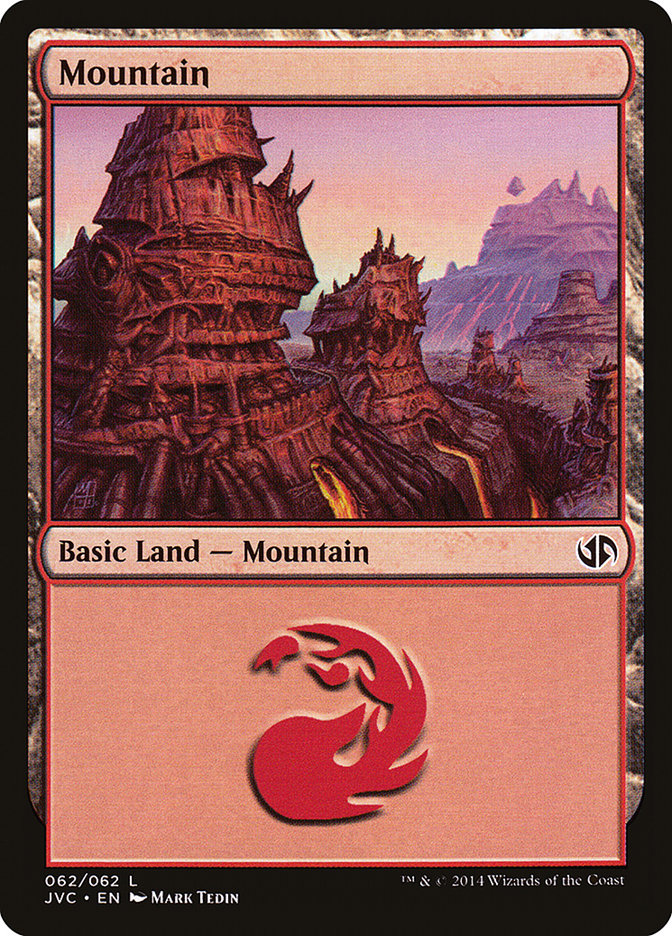Mountain (62) [Duel Decks Anthology] | Good Games Cannington