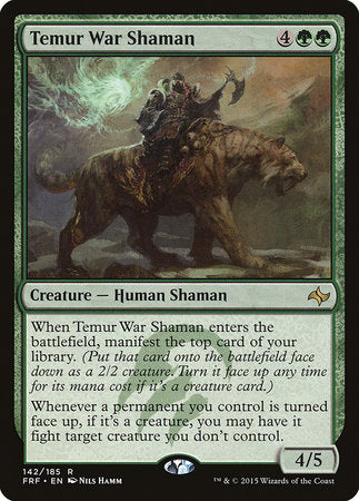 Temur War Shaman [Fate Reforged] | Good Games Cannington