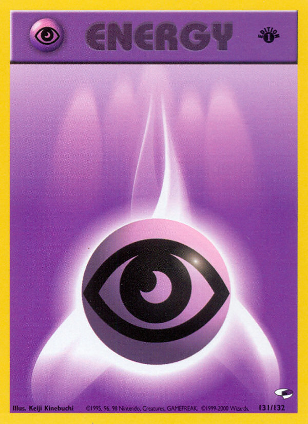Psychic Energy (131/132) [Gym Heroes 1st Edition] | Good Games Cannington