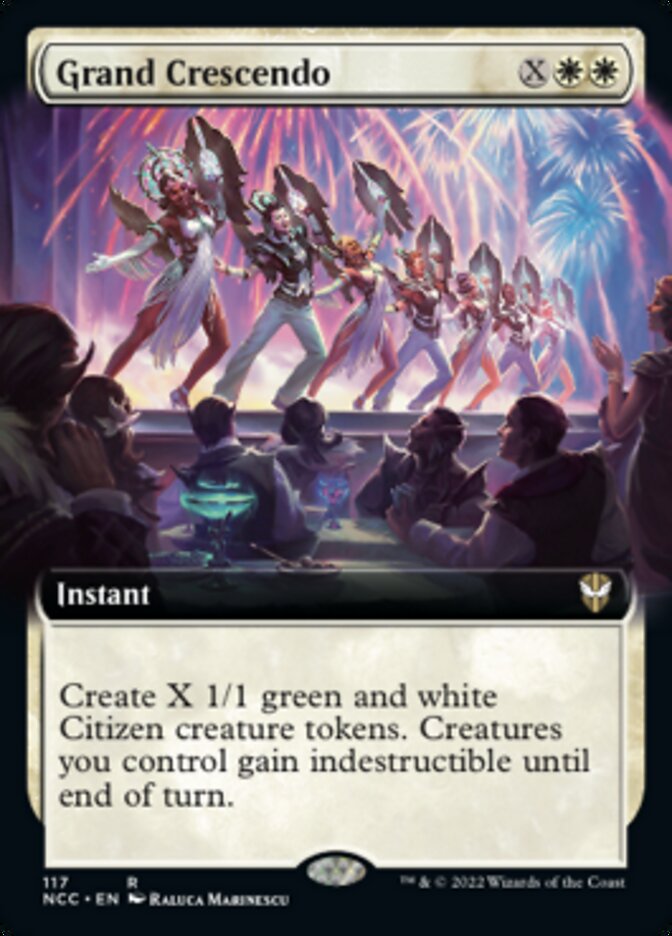 Grand Crescendo (Extended Art) [Streets of New Capenna Commander] | Good Games Cannington