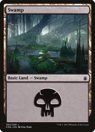 Swamp (302) [Commander Anthology] | Good Games Cannington