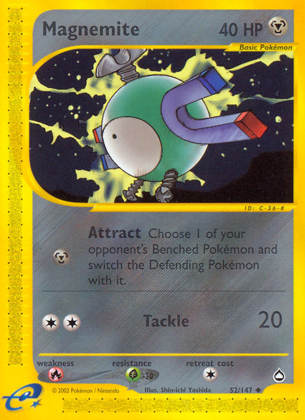 Magnemite (52/147) [Aquapolis] | Good Games Cannington