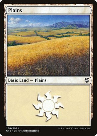 Plains (294) [Commander 2018] | Good Games Cannington