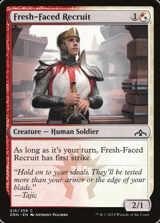 Fresh-Faced Recruit [Guilds of Ravnica] | Good Games Cannington